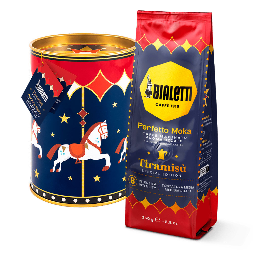 Лимитированный молотый кофе Bialetti Perfetto Moka Magico Ricordo от магазина Bialetti.ru