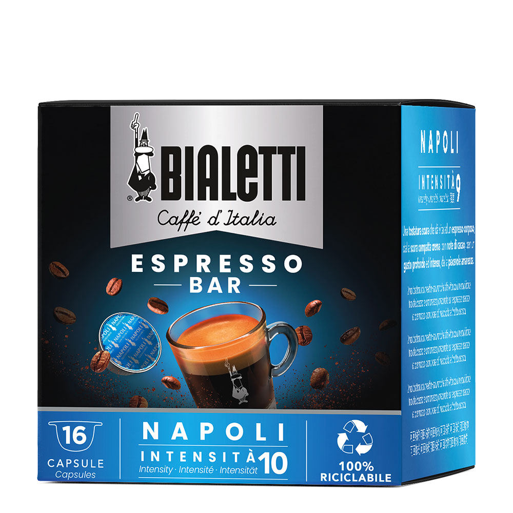 Кофе Bialetti Napoli в капсулах для кофемашин Bialetti от магазина Bialetti.ru