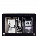 Подарочный набор Bialetti Moka Express Silver + Caffe Milano