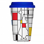 Стакан для кофе с собой Bialetti Arte Mondrian